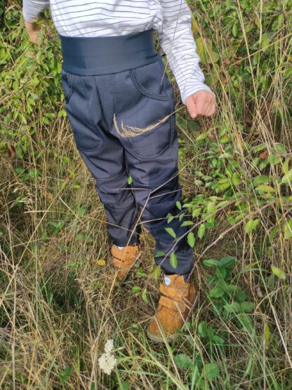 Softshellové kalhoty s beránkem ČERNÉ - Image 3