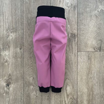 Softshellové podzimní kalhoty s fleecem RŮŽOVÉ - Image 3