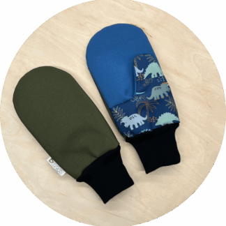 Softshellové rukavice s fleecem DINO